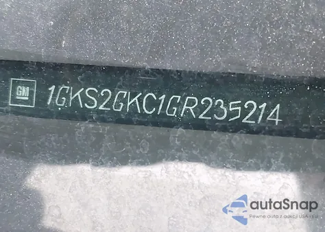 2016 GMC Yukon Xl Slt z USA, uszkodzony, nr VIN 1GKS2GKC1GR235214